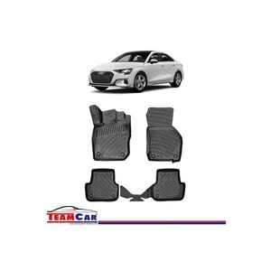 Audi A3 2020 en adelante Compatible con vehículos 3D Producción especial Negro Talla única Alfombrilla de piscina Origen de Turquía - Product Image 1