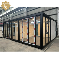 Maison conteneur de luxe extensible de 20 et 30 pieds avec salle de bain et chambre, maison préfabriquée pour hébergement et séjour en hôtel