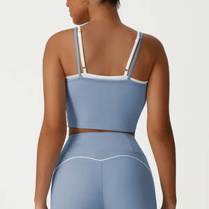 Camiseta Interior con Relleno Extraíble, Top Deportivo de Alta Elasticidad para Correr y Hacer Ejercicio - Product Image 2