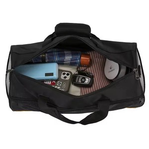 กระเป๋าออกกำลังกายไนลอนสีสันสดใสแบบใหม่ พร้อมช่องใส่รองเท้า กันน้ำ เหมาะสำหรับเดินทางและใช้ในชีวิตประจำวัน  รับสกรีนโลโก้ - Product Image 3