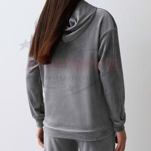 Sweat à capuche d'hiver personnalisé pour femme, coupe ajustée, respirant, imperméable, en toile, avec logo frontal - Le meilleur sweat à capuche pour se réchauffer à un prix raisonnable - Product Image 6