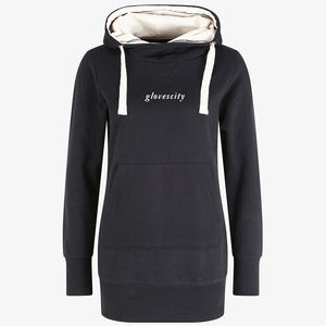 Vente en gros de sweats à capuche pour femmes de haute qualité pour l'hiver, anti-rides, respirants, coupe-vent, 100% coton polaire - Product Image 4
