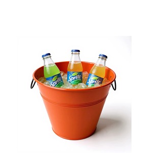 Conteneur à Boissons en Acier à Finition Martelée Élégante, Bac à Vin, Récipient à Bière, Bol à Champagne pour les Fêtes et les Banquets - Product Image 6