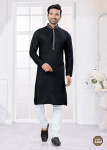 Kurta de broderie de style formel de Fabzone avec pour pantalon de polo - Product Image 5