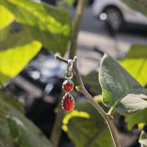 Pendentif en argent sterling cornaline de style religieux fabriqué en Inde petit charme de bijoux minuscules à un prix - Product Image 2