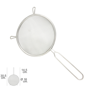 Passoire basique en acier inoxydable O/ 16 x 30,5 (H) cm. - Product Image 1