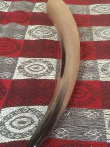 Luxury Handmade Eco-Friendly Viking Drinking Horn with Leather <b>Holder</b> Buffalo Horn <b>Mug</b> for Religious Home Decoration and Gifts - Product Image 4