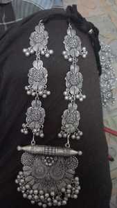 Fait à la main sur mesure Banjara Tribal perlé lien chaîne collier Vintage Boho bijoux ethniques pour fête porter Festival Looks - Product Image 3