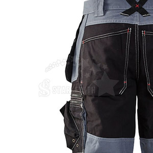 Pantalon de vêtements de travail de sécurité en coton lourd personnalisé personnalisé avec flash LED ANSI classe 1 OEM Service de logo personnalisé - Product Image 6