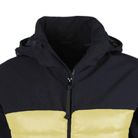 Blouson d'aviateur en coton personnalisé grande taille pour hommes grande taille hiver décontracté veste à capuche nouvel état décoration style contrasté