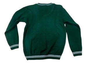 V Neck High Quality Custom Logo Contrast Tipping Pullover <b>Cardigans</b> <b>Sweater</b> <b>for</b> <b>Men's</b> Wear - Product Image 2