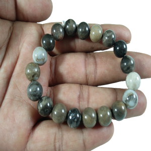 Bracelet en perles élastiques de qualité supérieure AAA, style amour magnifique, pierres précieuses en cristal naturel sculptées, respectueux de l'environnement - Product Image 2