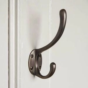 Wall Mounted Iron Made Black Coated <b>Towel</b> Hanger Bathroom Hardware Accessories <b>Towel</b> <b>Hook</b> Rustic Free <b>Hook</b> for Hanging Use - Product Image 3