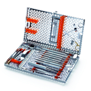Cassette IMS 12 Instruments Rouge Lavande Instruments dentaires orthopédiques réutilisables pour chiens Dispositifs médicaux Conception haut de gamme Meilleure conception - Product Image 4