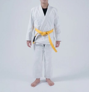 Kimono de Jiu Jitsu BJJ 100% Algodón, 460 Gsm, Tejido Pearl Weave Elástico, Uniforme de Competición de Artes Marciales con Logotipo Frontal - Product Image 6