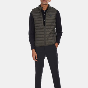 Gilet matelassé sans manches pour homme, couleur personnalisée, respirant, chaud pour l'hiver, avec col montant, vente chaude, nouveau design décontracté - Product Image 5