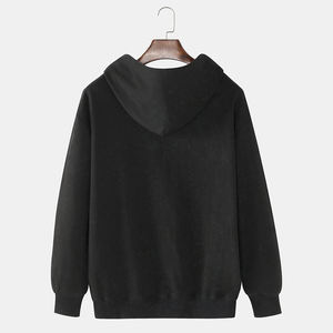 Sweat-shirts à capuche pour hommes grande taille, hiver, 100% coton, molleton écologique, haute qualité, personnalisables, vente en gros - Product Image 2