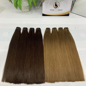 Pas cher 100% brut vietnamien Remy cheveux Double dessiné lâche vague profonde paquet de cheveux humains en gros vendeur de couleur personnalisée - Product Image 2