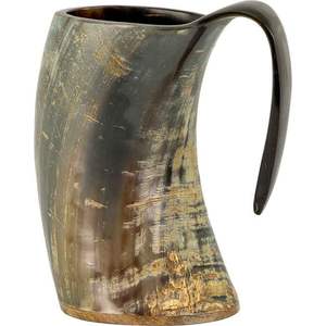 CUSTOMIZED HORN VIKING DRINKING HORN <b>MUGS</b> VIKING DRINKING Horn Beer Glass Natural Buffalo Drinking <b>Mug</b> for <b>Christmas</b> - Product Image 1