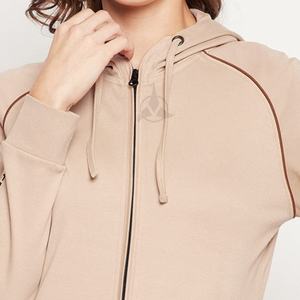 OEM Survêtement Pull Sweat à capuche et pantalon de survêtement pour femmes Sweat-shirt Jogger Ensemble 100% Coton Polaire 2 Pièces Ensemble Survêtements Femmes - Product Image 4