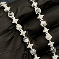 Collier chaîne à maillons en diamant Moissanite VVS, pendentif Moissanite VVS, style Hip Hop pour hommes