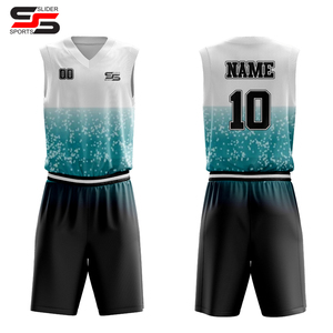 Conjunto de Uniforme de Baloncesto Reversible Personalizado de Alta Calidad, de Secado Rápido, Transpirable, con Estampado Digital, para Hombre y Jóvenes - Product Image 1