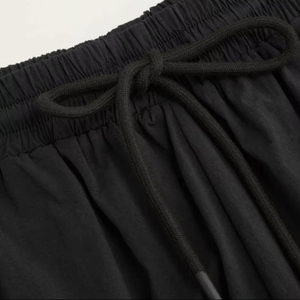Shorts pour hommes de haute qualité, 180 grammes, 100% polyester, uni, décontracté, taille mi-haute élastique, séchage rapide, grande taille, satin - Product Image 4