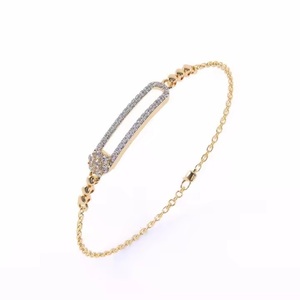 Hot Selling Unique Design Women's Tennis Bracelet Silver Moissanite Diamond 10K 14K Gold Fine Jewelry Bracelet - Product Image 4