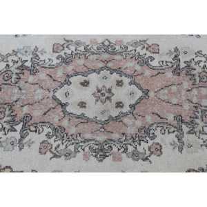 Tapis vintage 3,8x6,4 pieds, tapis turc, tapis uni marron rose - Product Image 3