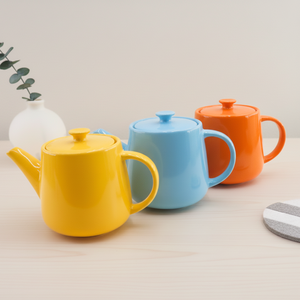 Théière en porcelaine durable de qualité supérieure 3460785-0.85, design nordique, 600 ml, compacte pour un usage quotidien - Product Image 1