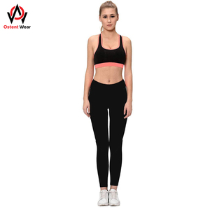 Ensemble de leggings de yoga au design personnalisé pour femmes vente en gros de soutien-gorge et pantalon de yoga à carreaux réversibles en vente! - Product Image 4