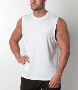 Bulk Quality Men's Printed Muscle Gym <b>Vest</b> <b>Stringer</b> Tank Top 100% Cotton Breathable Eco-Friendly Washed for Bodybuilding - Product Image 3