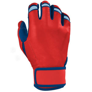 Guantes de béisbol y softbol personalizados profesionales para hombres y mujeres Guantes de bateo de béisbol de cuero genuino de estilo de tendencia - Product Image 4