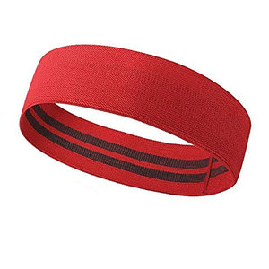 Comfortable Elastic Hip Circle Resistance Band / Non Slip Soft Polyester <b>Fabric</b> Custom Private Label Medium Exercise Bands - Product Image 1