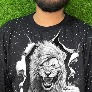 Camiseta de microfibra de diseño moderno de alta calidad para niños, camiseta Original de moda pura, camiseta con logotipo personalizado de ajuste completo para hombres - Product Image 2