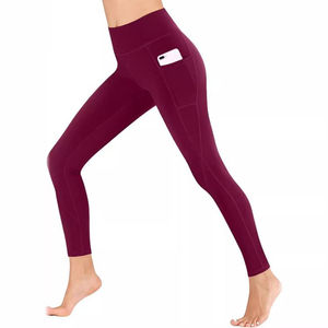 2025 New Fashion <b>Women's</b> Gym <b>Leggings</b> Full Length Elastic Waist Breathable Lightweight Eco-Friendly OEM Service Solid <b>Pattern</b> - Product Image 5