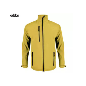 Chaqueta Softshell roja de estilo High Street para hombre, personalizable, carcasa blanda recubierta con calefacción para exteriores para servicio OEM de invierno - Product Image 2