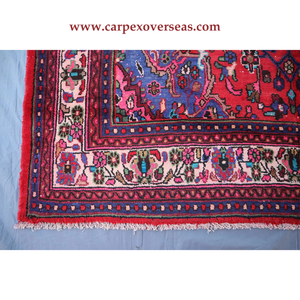 Élégant tapis rouge doux en laine persane de haute qualité fabriqué à la machine expédition rapide grande taille rembourré et lavable pour la décoration intérieure - Product Image 6