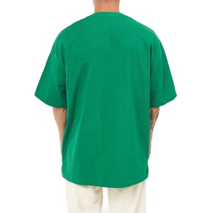 T-shirts Ringer Oversize Personnalisés Été 100% Coton & Polyester pour Hommes, Style Streetwear avec Col Élargi, Modèle Uni Complémentaire 2026 - Product Image 5