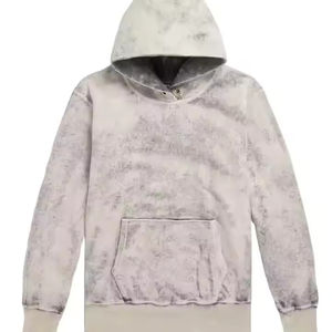 Ropa de Invierno con Protección Contra el Viento, Sudaderas con Capucha para Hombre en Mezcla de Algodón con Lavado Ácido, Ropa Básica Elegante, Sudaderas con Capucha con Lavado Ácido y Logotipo Personalizado - Product Image 1