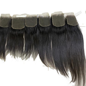 Perruque Lace Frontal Wig naturelle indienne, cheveux bruts, bon marché, 12a, 2x6, 13x4, 4x4, 5x5, 6x6, 13x4, Swiss HD, Transparent - Product Image 1