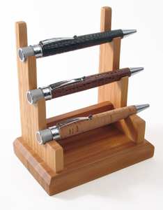 Ensemble de stylos cadeau de luxe de haute qualité en bambou fait à la main personnaliser stylo en bois avec logo gravé avec boîte en bois - Product Image 5