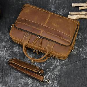 LLB-0045 Western Fashion Leather Business Handbag Multifunctional Foldable Saddle <b>Bag</b> for <b>Men</b> Daily Use Travel <b>Sling</b> <b>Bag</b> Hot - Product Image 3