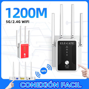 Repetidor WiFi Gigabit de Doble Banda 3800Mbps 2.4G/5GHz, Extensor AP, Amplificador de Señal 4G para Red GPRS - Product Image 6