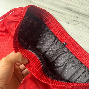 Pantalones cortos de gimnasio con logotipo personalizado de cintura alta para hombre, tela de malla transpirable, ropa deportiva de verano, estampado por sublimación, informal, patrón XS - Product Image 4