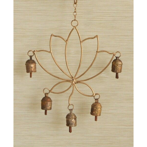 Haute qualité cuivre métal tenture murale cloche Design élégant tenture murale cloches pour noël festif cloches décoratives - Product Image 4