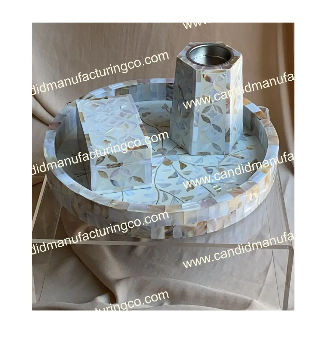 Wedding Gift Mother of Pearl come with Incense Burner Bone Inlay products Manufacturing company