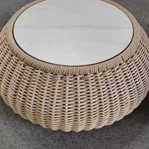Phong cách giải trí hiện đại ngoài trời nội thất sân vườn phòng khách & biệt thự sofa đặt cho sân công viên & căn hộ mây & Vật liệu dây - Product Image 6