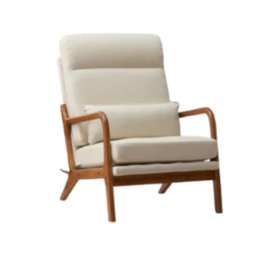 Modern Teak Wood Dining Chairs with Waterproof Plush Cotton Cushioning Durable & Eco-Friendly Design for Hotel Use - Product Image 3