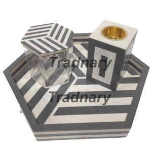 Ramadan Gift Set From Tradnary Pvt Ltd Incense Burner with Arabic <b>Bone</b> Inlay for Indoor Use Perfect Gift for <b>the</b> <b>Season</b> - Product Image 5